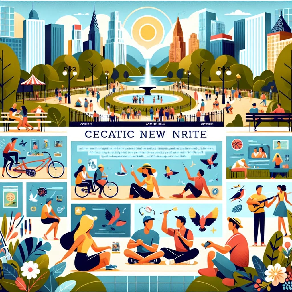 Art Exhibitions and Community Activities in Central Park