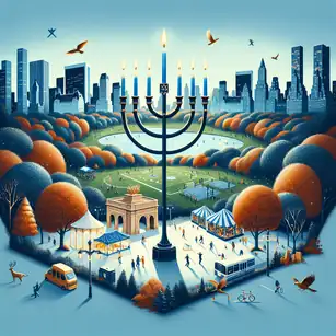 Featured image for news: Festival of Lights in Central Park: Celebrating Hanukkah with Joy